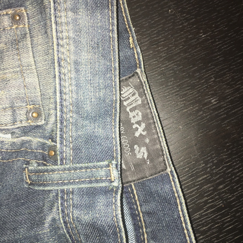 Vintage blade stretched blue jeans